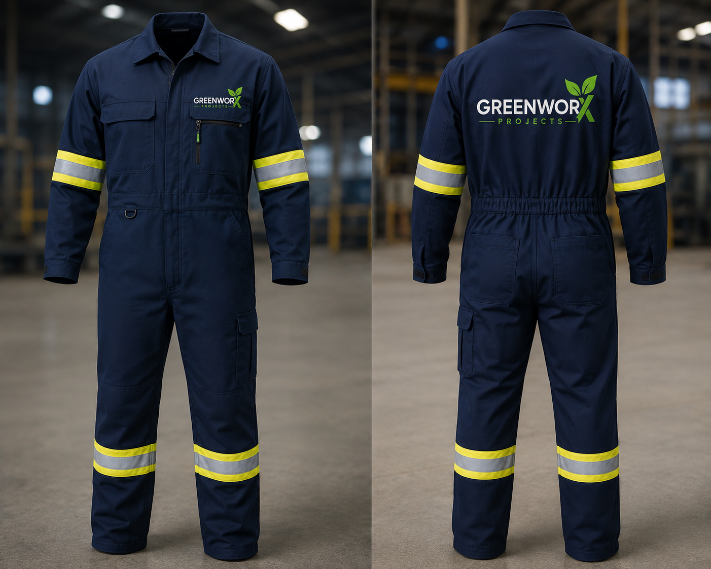 GreenWorX branded industrial overall